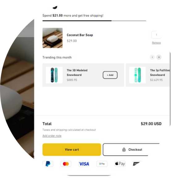 Optimized Cart Drawer